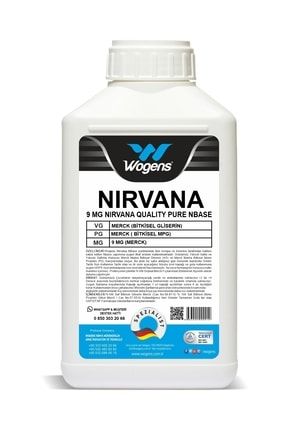 500 ml Nirvana 3m Merck Saf Gliserin Propilen Glikol Vg Pg Base Nbase 9 Mg nbase-4