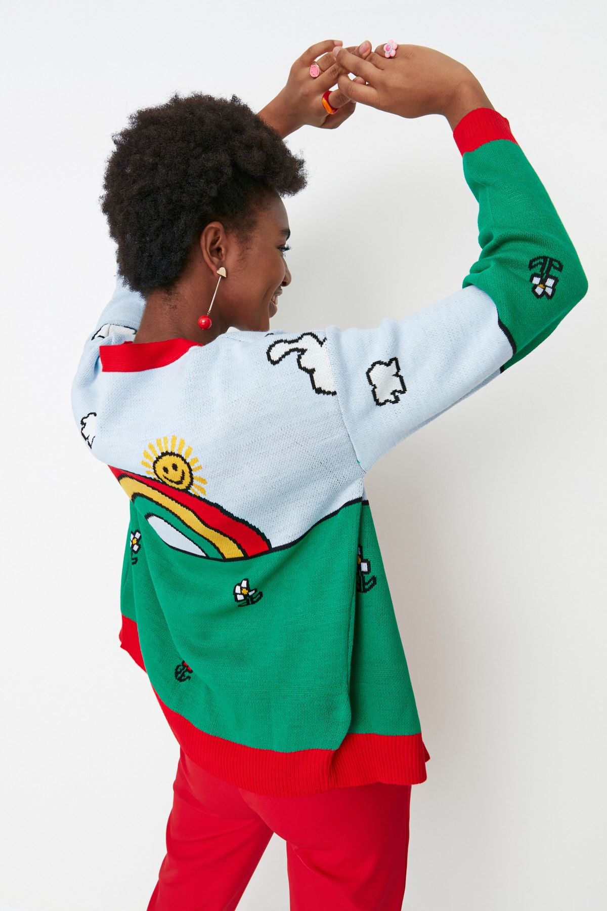 Lazy oaf mr men cardigan hot sale