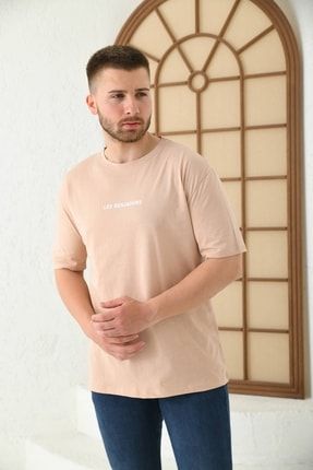 Yeni Sezon Unisex Oversize Basic Baskılı T-shirt less