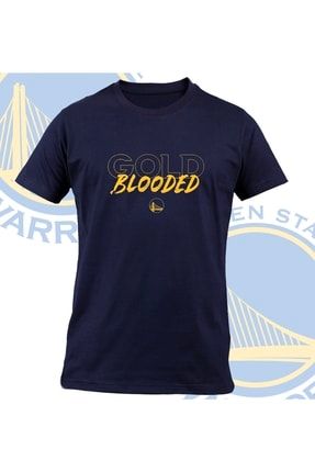 Golden State Gold Blooded Baskılı Erkek Lacivert T-shirt GSGB35