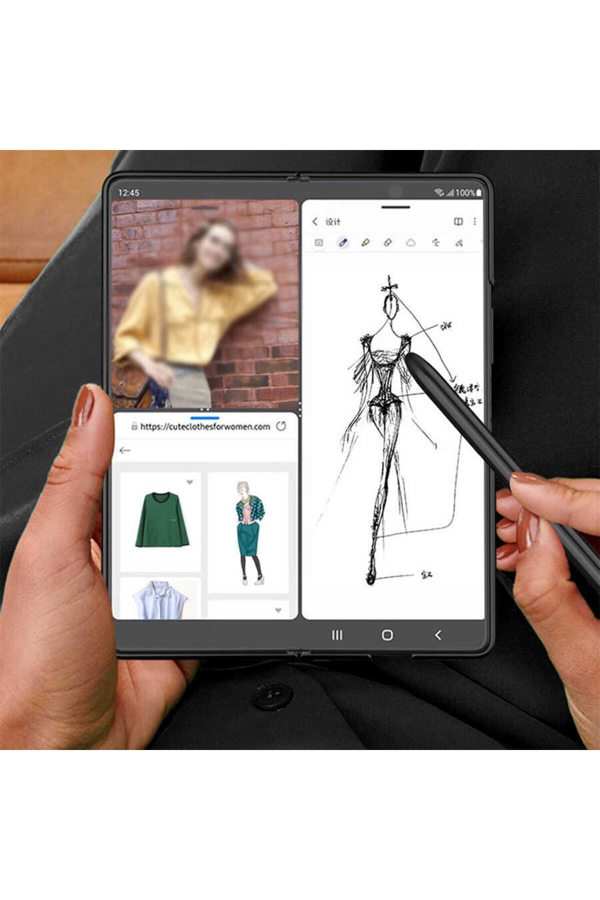 Tüm Tablet Ve Telefonlara Uyumlu Capacitiance Dokunmatik Çizim Kalemi 2
