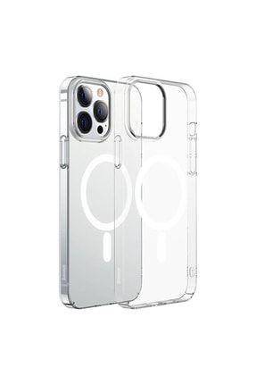 Crystal Iphone 12 Pro Max Uyumlu Kılıf Magsafe Uyumlu Manyetik Kılıf 988-35000