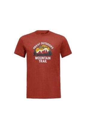 Jw Mountain Trail T M Erkek Bej Tshirt 1808401-3740 TYC00464407492