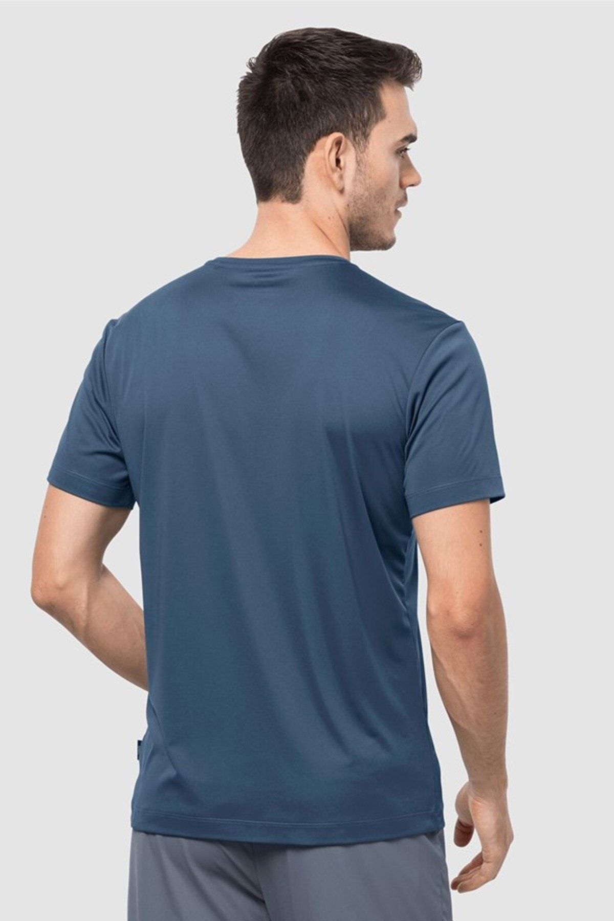 تی شرت مردانه آبی مردانه Peak Graphıc T M Jack Wolfskin