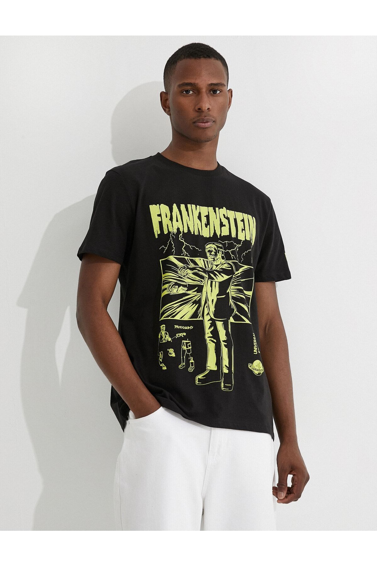 Koton Frankenstein T Shirt Licensed Printed Trendyol