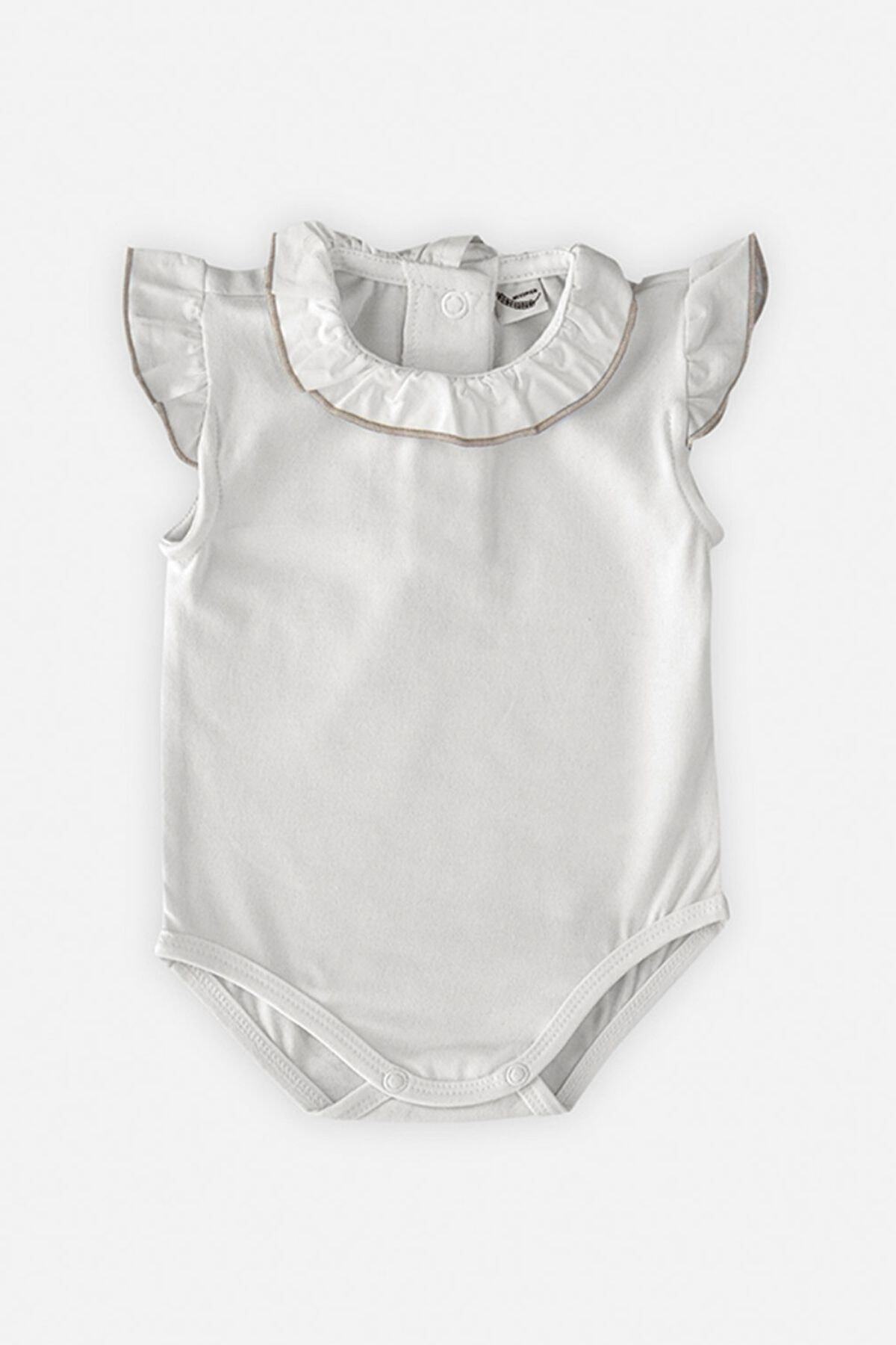 بادی نوزادی پسرانه – دخترانه سفید Miespiga | MIBDYM013BB20FS1 اورجینال - تصویر 5