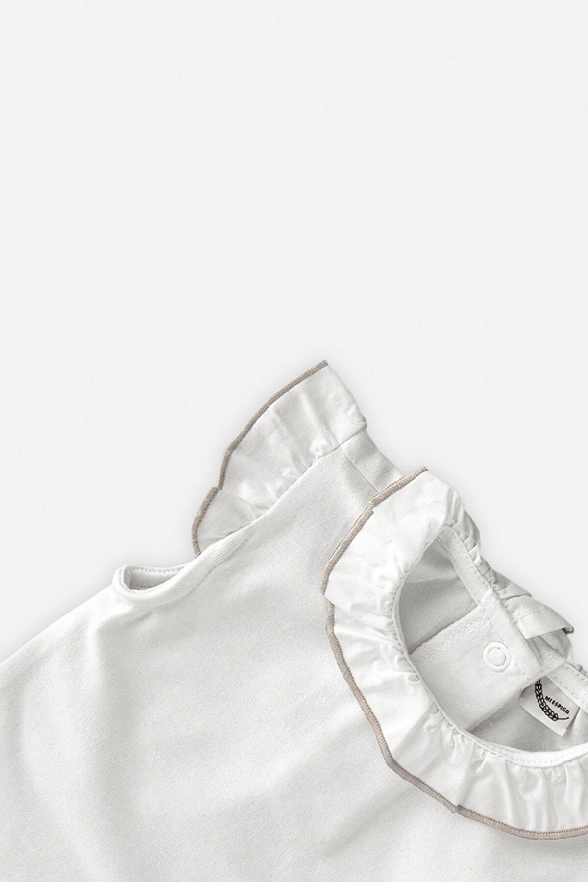 بادی نوزادی پسرانه – دخترانه سفید Miespiga | MIBDYM013BB20FS1 اورجینال - تصویر 6