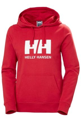 Hh W Hh Logo Hoodıe - Kadın Kapüşonlu Sweat 01397