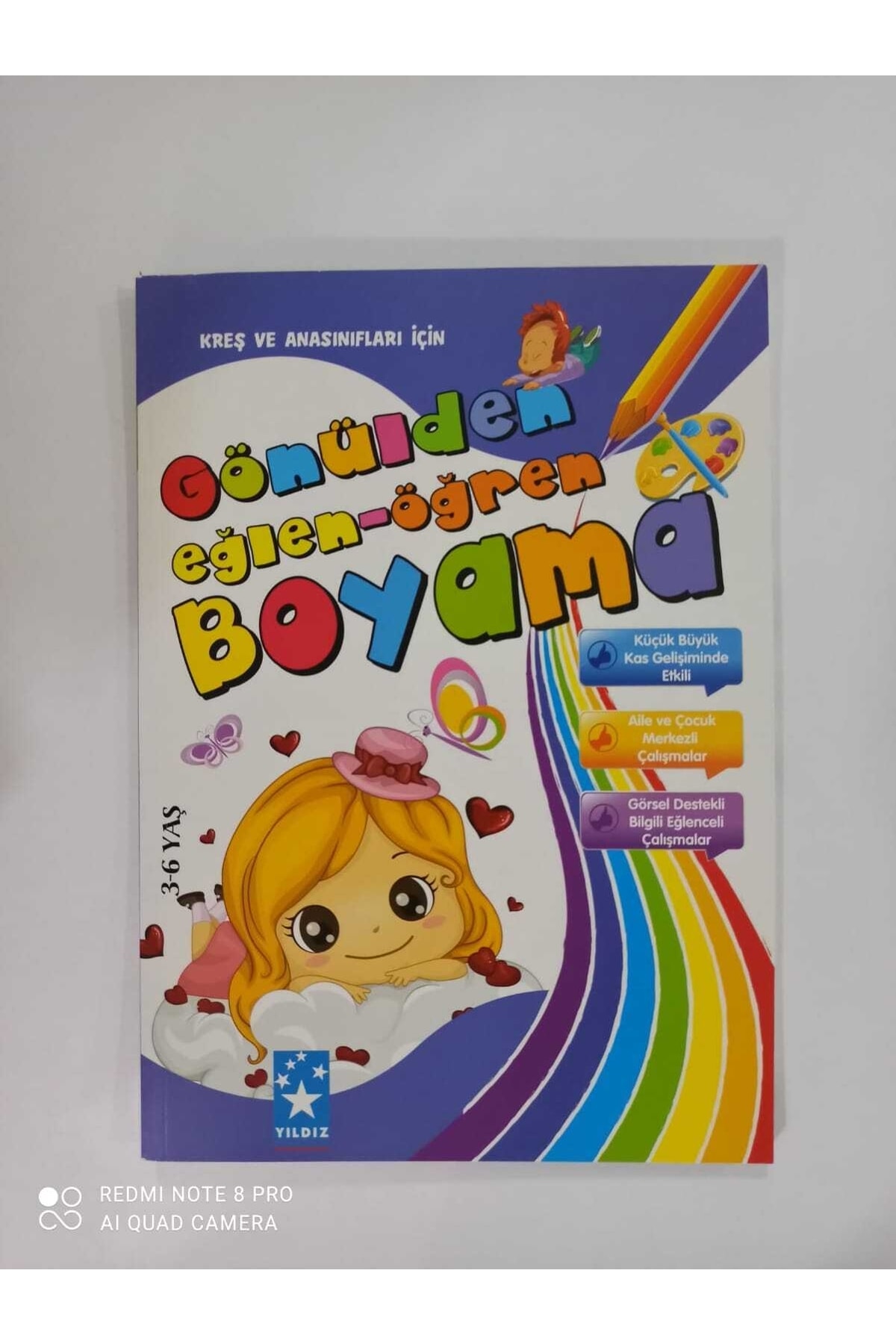 Yıldız Yayınları Boyama Kitabı Mor