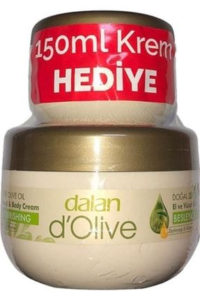 D'olive Doğal Zeytinyağlı Besleyici El Ve Vücut Kremi Ph Dengeli 300ml + 150 ml 2096BC47