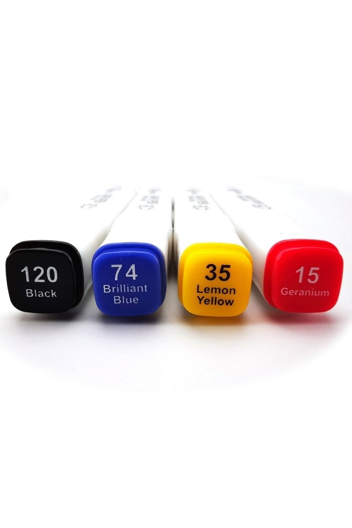 Maries-Markpen Double Sided Marker Pen Set of 4 Primary Colors 2