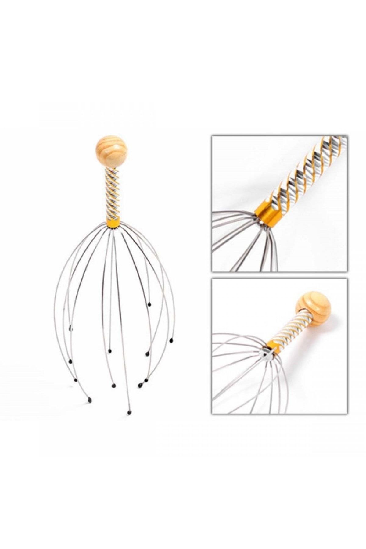 MUJGAN-Bokoma Soft Tip Practical Relaxing Head Scratching Wire and Massage Tool 3
