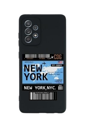 Samsung Galaxy A53 Uyumlu New York Desenli Premium Silikonlu Lansman Telefon Kılıfı MCSAMA53LANS237