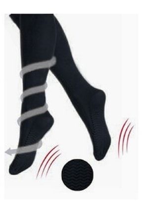 12 Çift Kaliteli Kadın Masaj Namaz Çorap Siyah Toptan Ekonomik Paket DN002 01 36-40 NO
