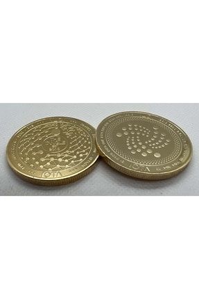 Altın Rengi Iota Coin Hediyelik Madeni Para Kripto Para Ve Bitcoin IOTAPARA