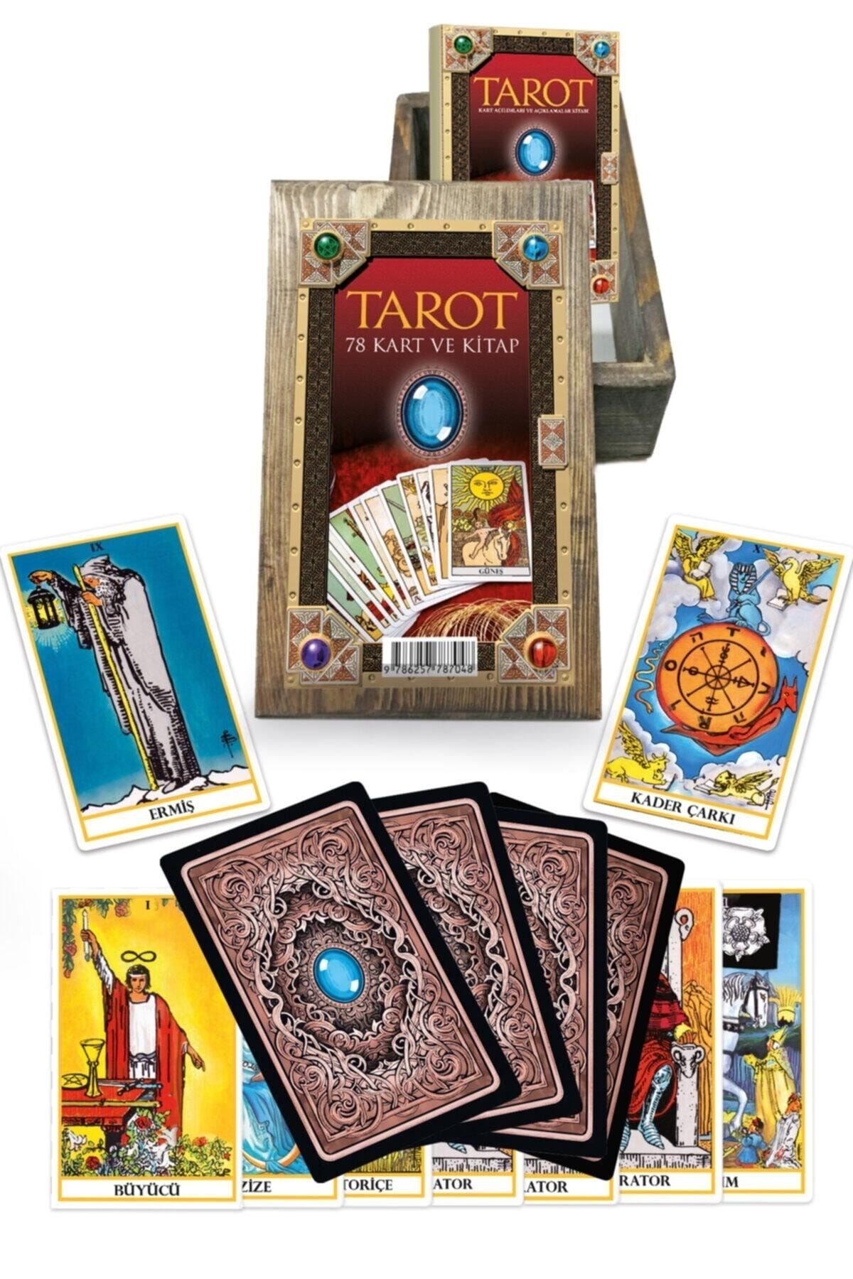 Kabbalistik tarot kart tepsisi, evrensel vintage divination Future Telling oyun kartı seti, yeni başlayanlar için tarot kartları : Amazon.com.tr: Ofis ve Kırtasiye