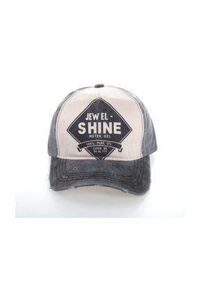 Jewel Shine Beyzbol Şapka Eskitme 2020 Model Şapka Gri PRL.SAP.196