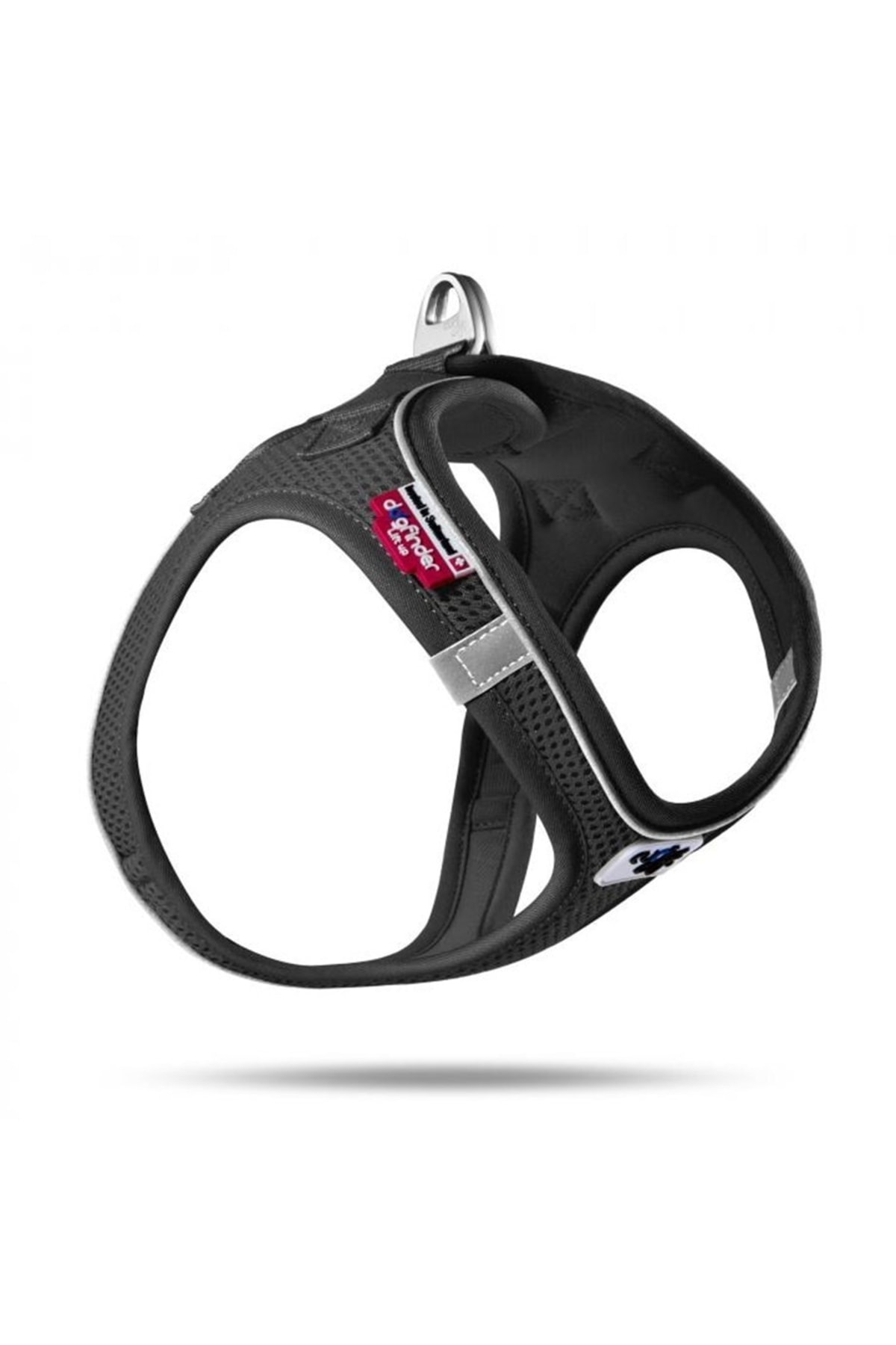 Curli Magnetic Vest Köpek Göğüs Tasması Air-mesh Siyah 2xs
