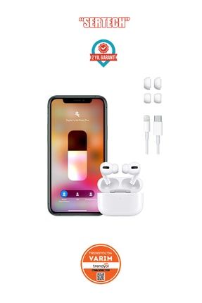 Beyaz Pro Uyumlu airpodspro111222111