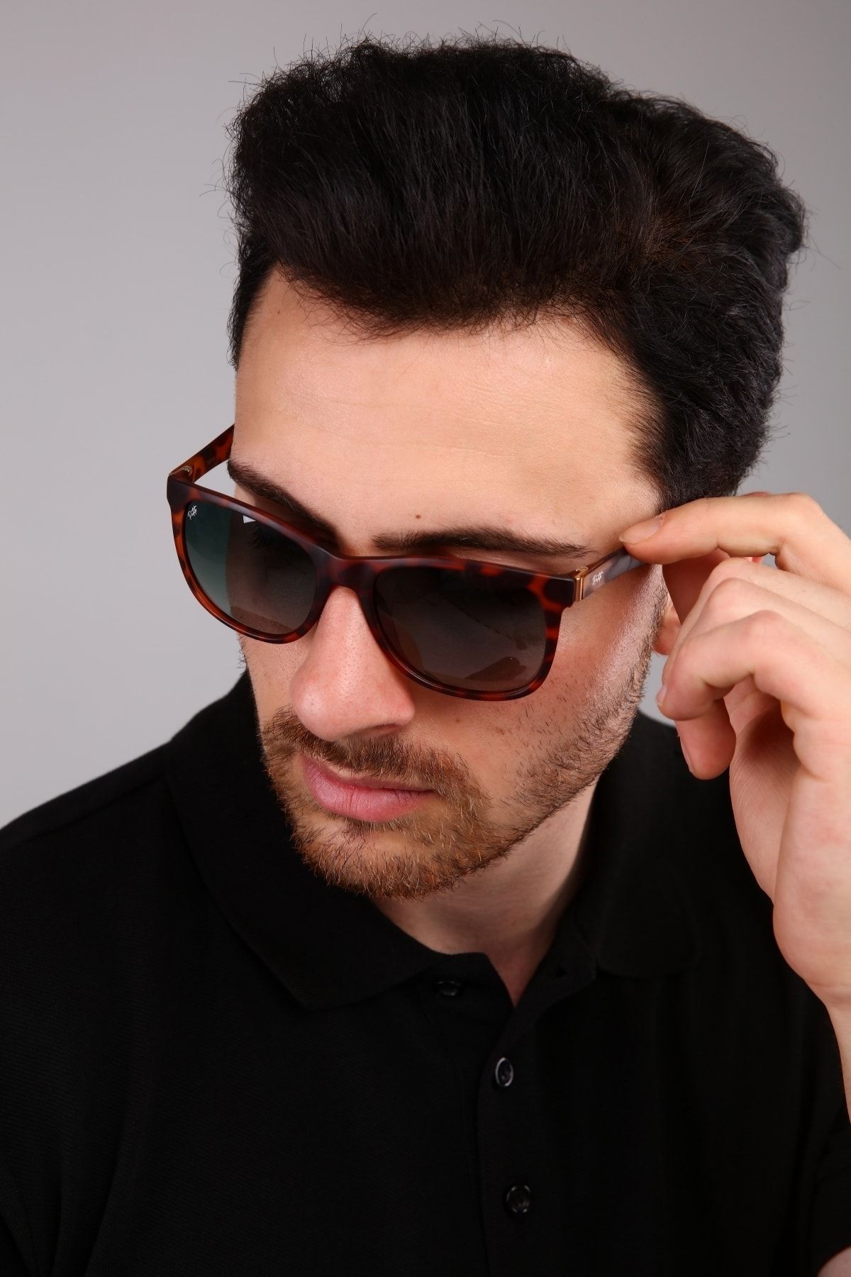 PETİTO-Alf Unisex Leopard Patterned Sunglasses 3