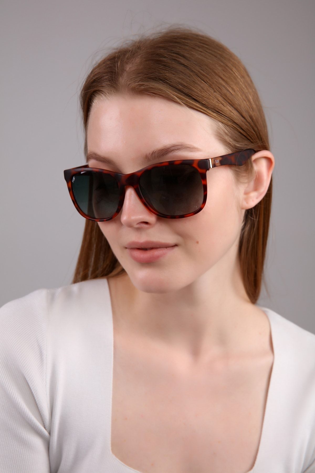 PETİTO-Alf Unisex Leopard Patterned Sunglasses 4