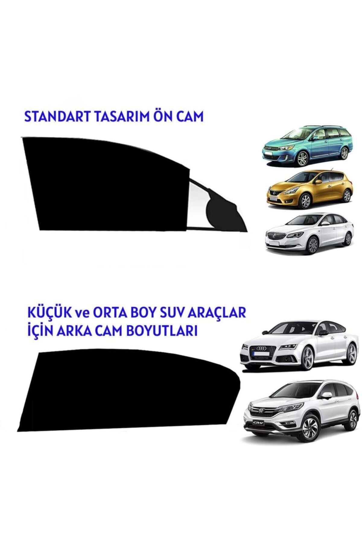 Genel Markalar 4'lü Araç Yan Cam Perdesi Araba Arka Koltuk Güneşliği Araç Içi Anne- Bebek Emzirme Örtüsü fotoğrafı 5 (önizleme)