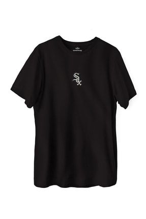 Sox Oversize Tshirt (LOGO NAKIŞ) TSH-OVR-BLC-EMB-Sox