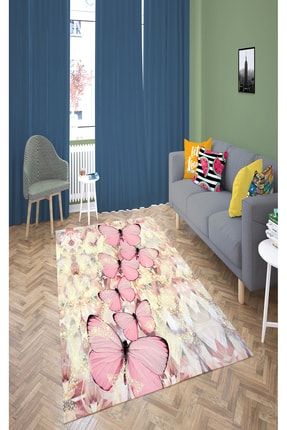 Halı,dekoratif Özel Tasarım Yıkanabilir,ince Kaymaz Tabanlı Modern Trend 800gr/m2 Oda Halısı carpet-my1904-131