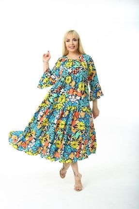 Kadın Çok Renkli Garden Elbise E21