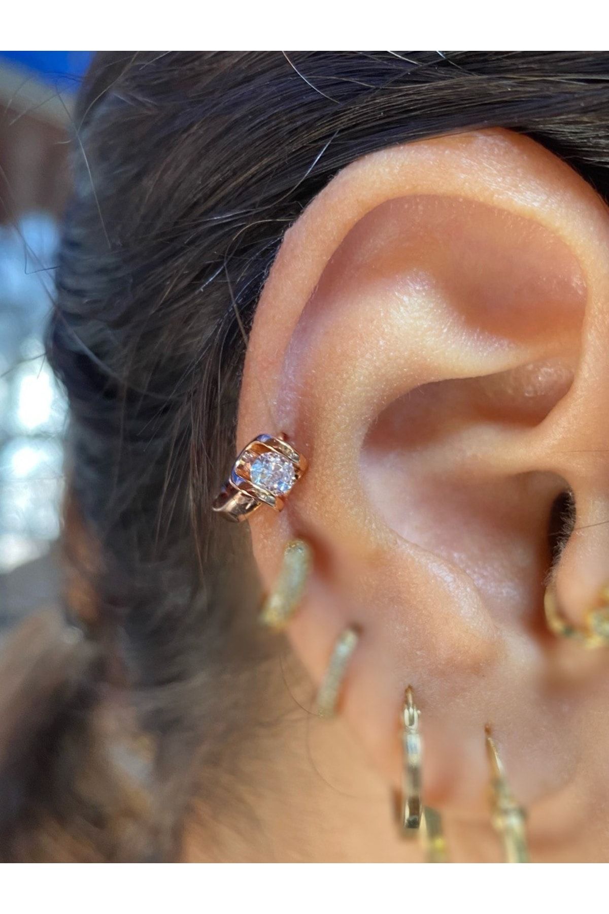 Lobe shop piercing ring