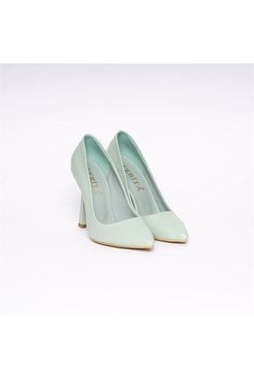 Kadın Topuklu Ayakkabı-mınt Yesılı Cılt VERI2Y801-11