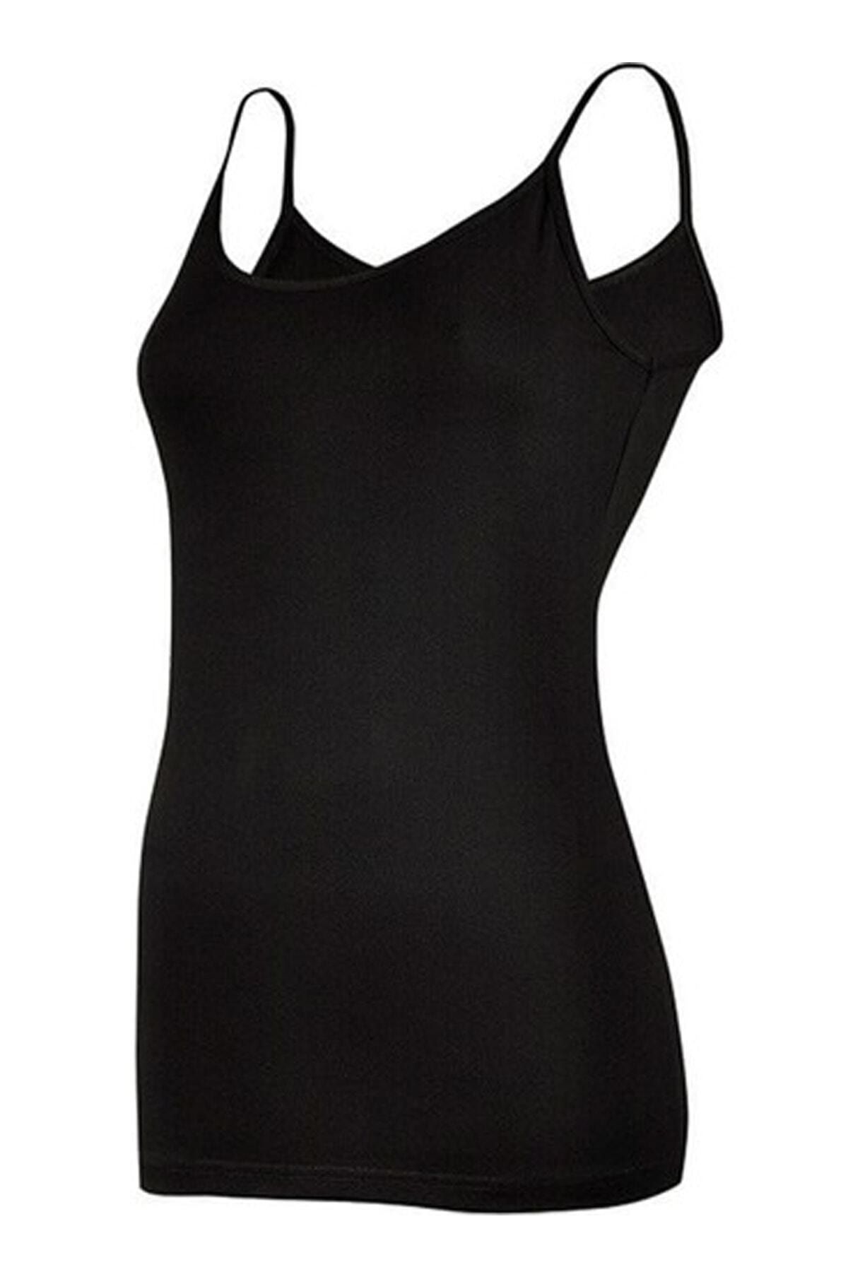 YILDIZ Tricou Negru Din Bambus Pentru Femei, 3 Piese Femeie - L
