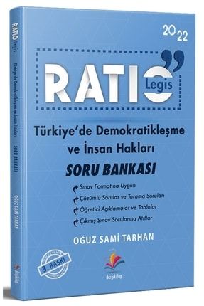 2022 Ratio Legis Türkiye De Demokratikleşme Ve Insan Hakları Soru Bankası Çözümlü TYC00468053695