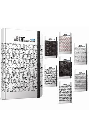 Beat Iplik Dikiş Sert Kapak 19x26 Cm Kareli 120 Sayfa Defter 3-4226000 P-115971