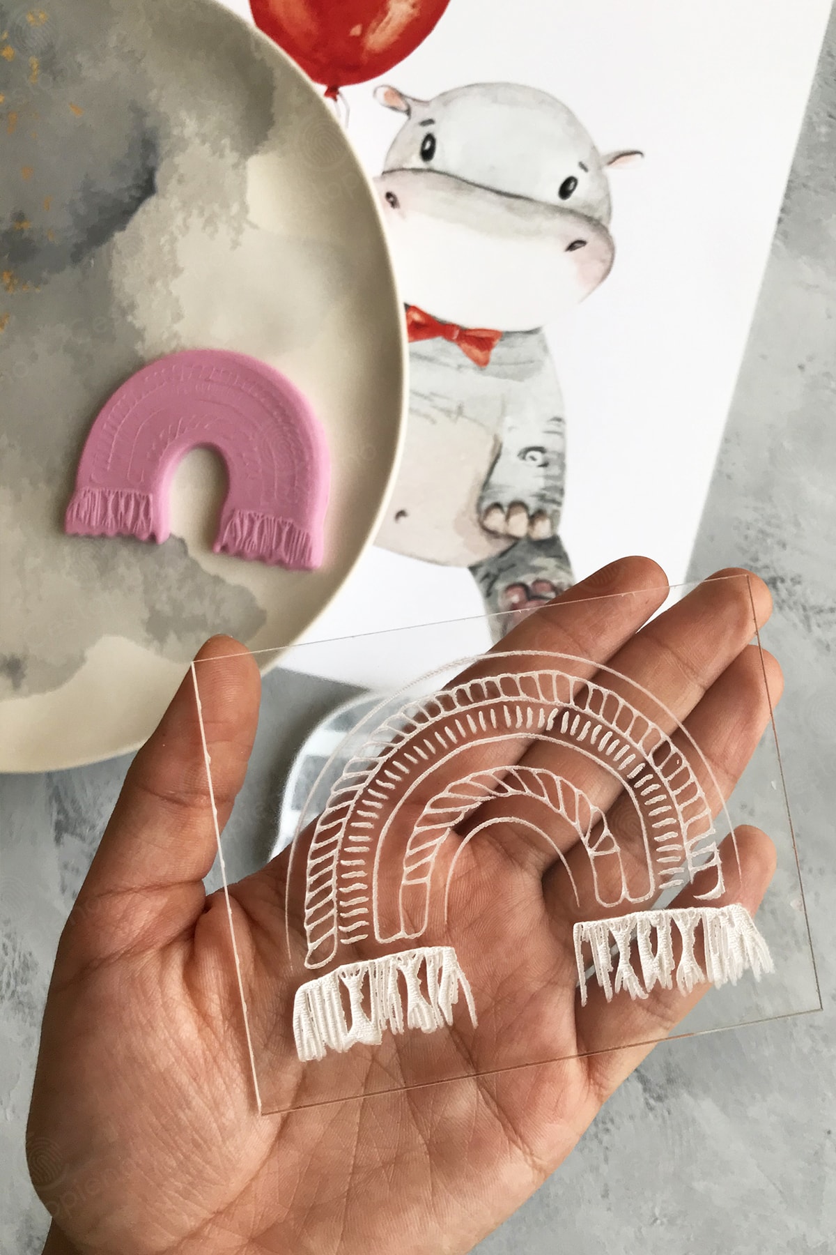 Rainbow Pattern Dough Shaper