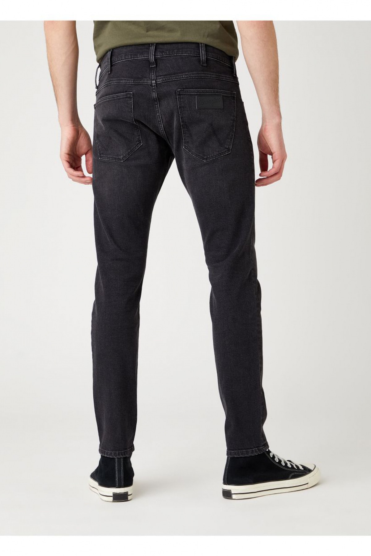 Wrangler Erkek Koyu Gri Skinny Düşük 