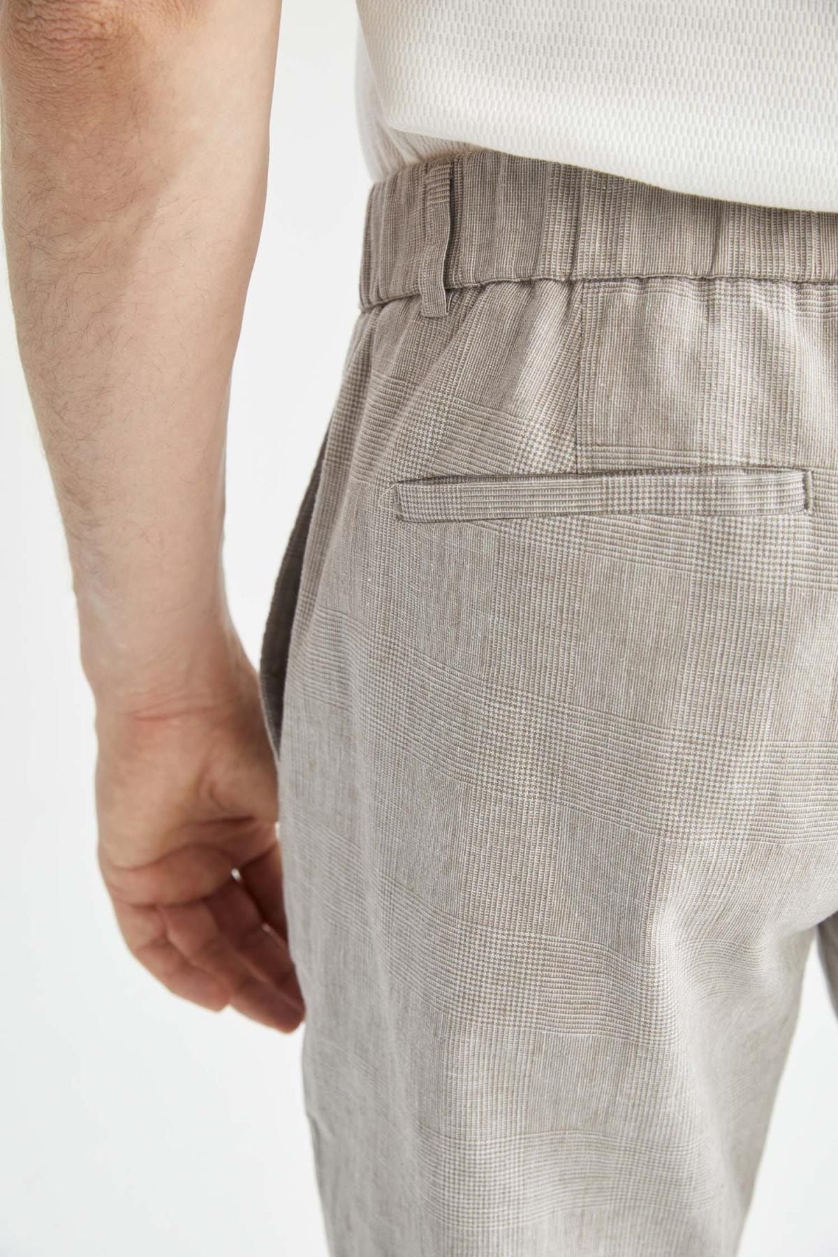 DeFacto Jogger Keten Karışımlı Chino Pantolon AN7131