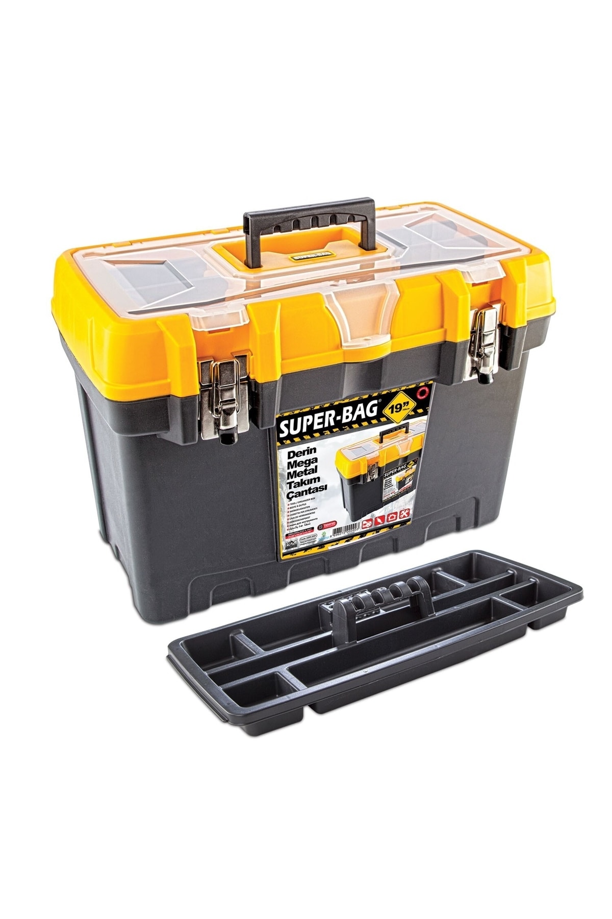 Genel Markalar Super Bag Derin Mega Metal Kilitli Takım Çantası 19 Inc Asr-2091