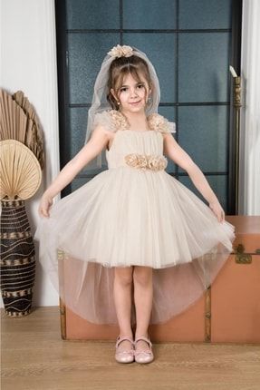 Kız Çocuk Prenses Model Abiye Elbise 4030