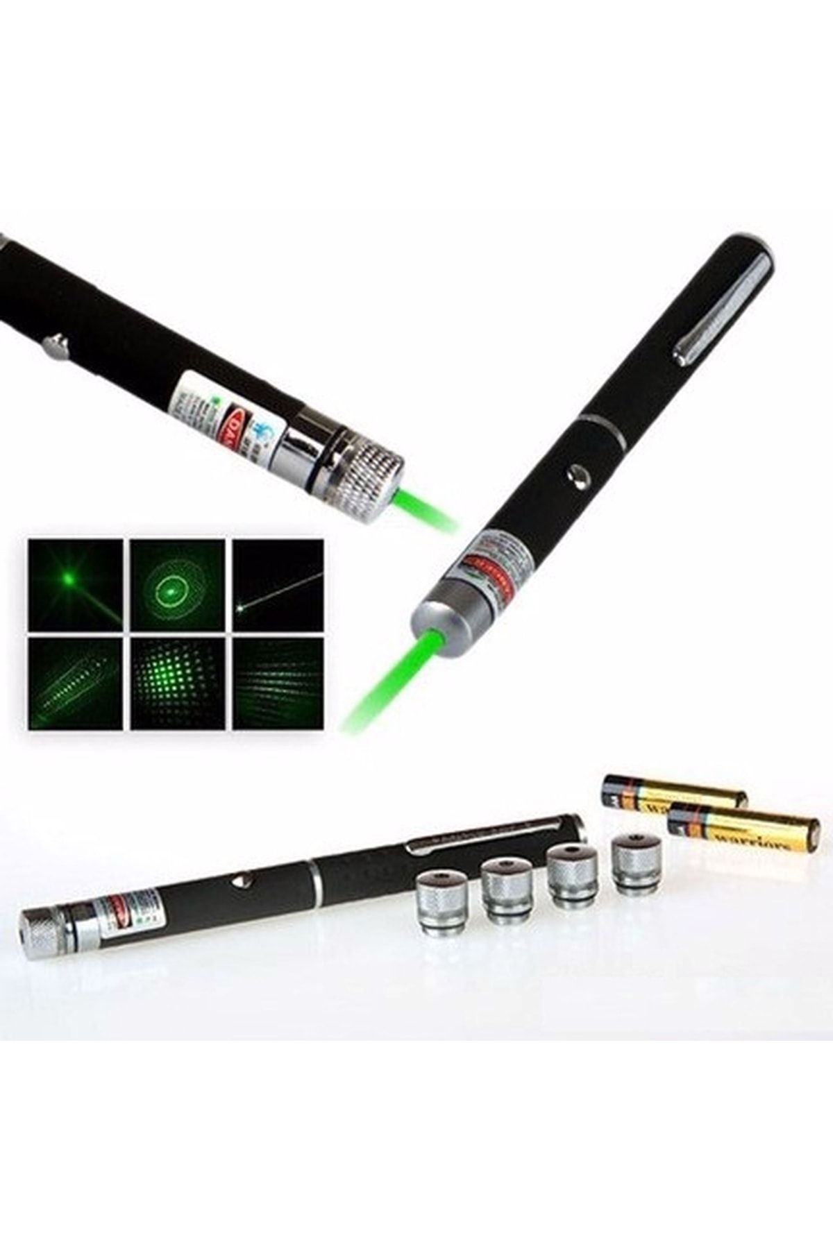 2 Adet Kırmızı Lazer (LASER) Pointer Sunum Projeksiyon Kalemi Kedi Eğitim  Oyuncak Lazer El Feneri