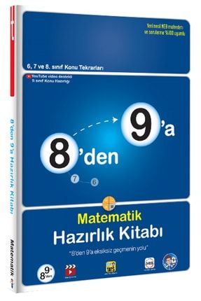 Tonguç 8'den 9'a Matematik Hazırlık Kitabı P29302S7601