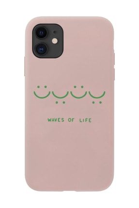 Iphone 11 Uyumlu Waves Life Tasarımlı Lansman Telefon Kılıfı IP11LN-305