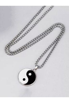 Ying Yang Denge Örme Zincir Kolye THE54141