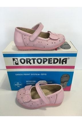 Kız Çocuk Deri Pembe Ortopedia Ilk Adım Ayakkabısı Papish0226