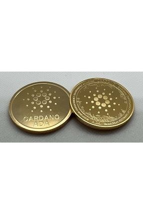 Altın Rengi Cardano Coin ( Ada Coin ) Hediyelik Madeni Para Kripto Para Ve Bitcoin ADACOIN