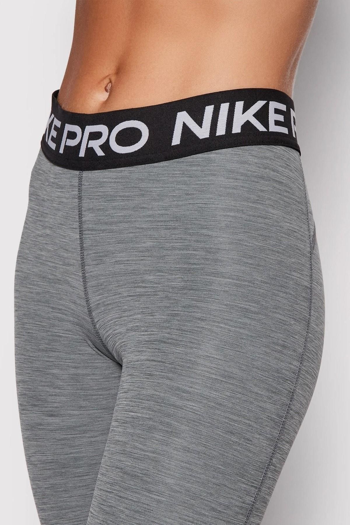 Grey nike-pro-leggings - Depop
