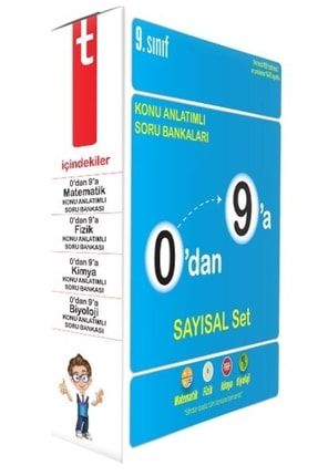 Demi 0 Dan 9 A Sayısal Konu Anlatımlı Soru Bankası Set PRA-6200068-5665