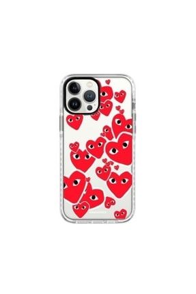 Hearts Iphone 13 Procase Beyaz Şeffaf Telefon Kılıfı 11014777