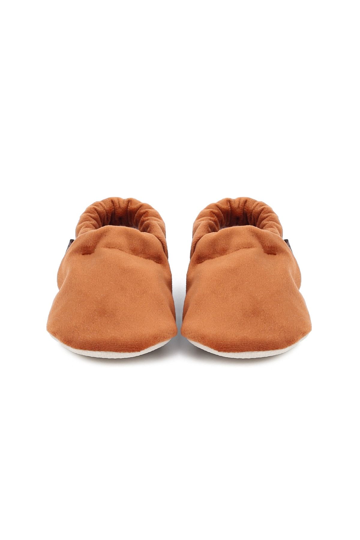 Caluu Baby Karamel Kadife Bebek Patik OH7358