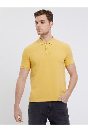 Erkek Safran Yellow T-shirt Lf2007514 TYC00466645582